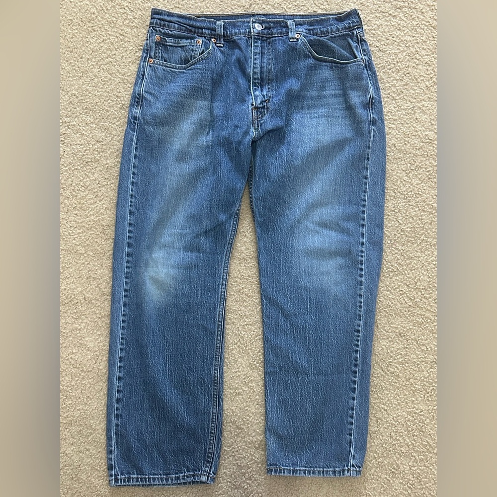 Levi’s 505 Men’s 36x29 Regular Fit Straight Leg Denim Jeans